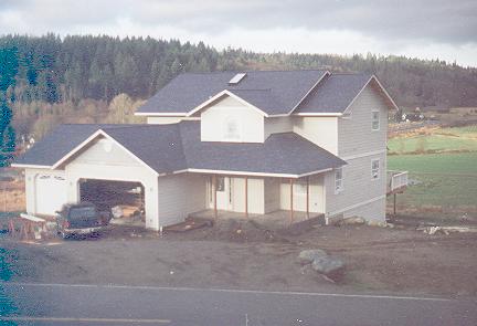 the siding is done!